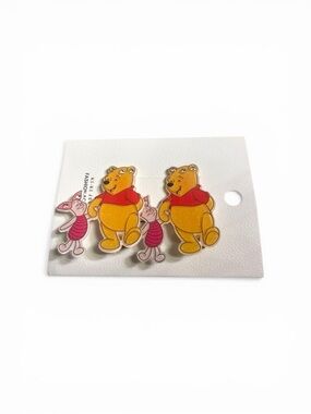 Cute Winnie-the-Pooh & Piglet Hair Clips
